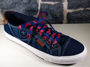 Donut Shoe Laces (Blue-Red) (02)